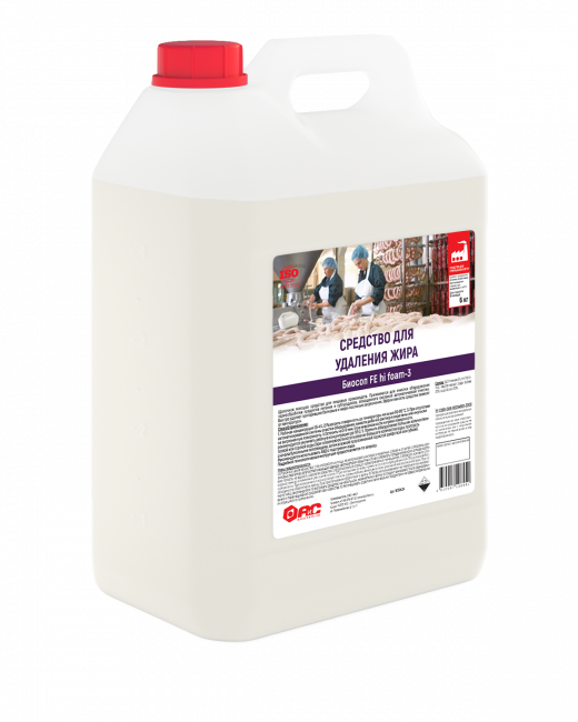 Пенное щелочное средство для коптильных камер Биосоп Hifoam3 (6 кг)