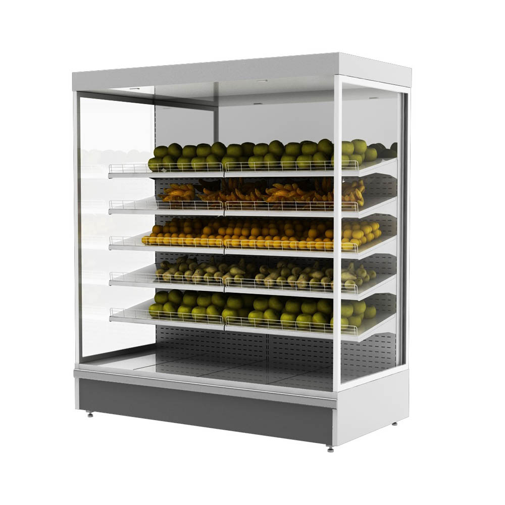 Охлаждаемый стеллаж для фруктов и овощей